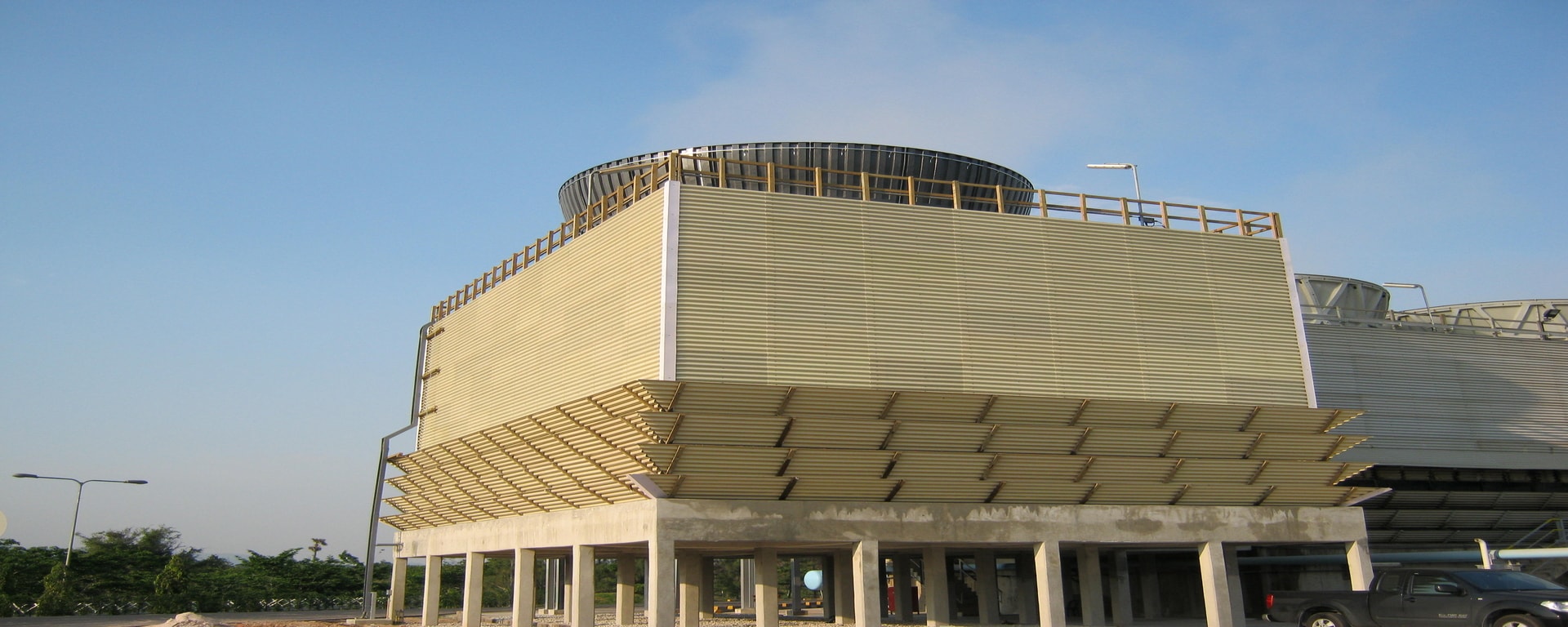 TIMBER COUNTERFLOW COOLING TOWER